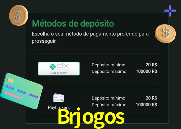O cassino Brjogos oferece uma grande variedade de métodos de pagamento